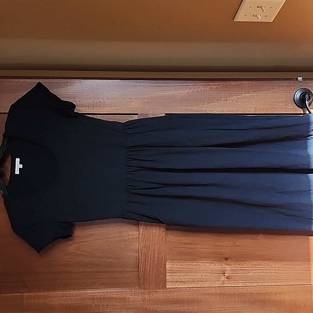 Known Supply Black Maxi Dress with Pockets